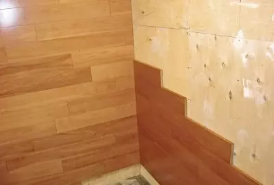 decorative finishing of a wall